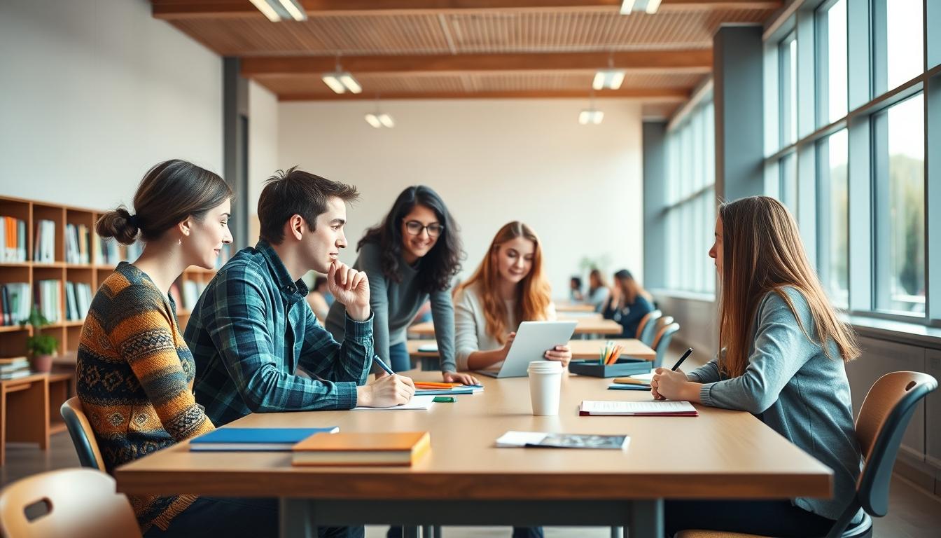 Organized study environment supporting productive learning